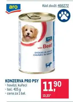 Makro Konzerva pro psy nabídka
