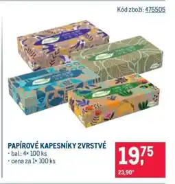 Makro Papírové kapesníky 2vrstvé nabídka