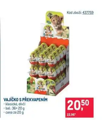 Makro Vajíčko s překvapením nabídka
