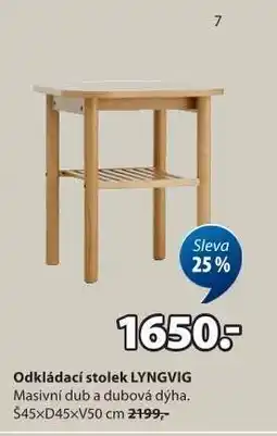 JYSK Odkládací stolek LYNGVIG nabídka
