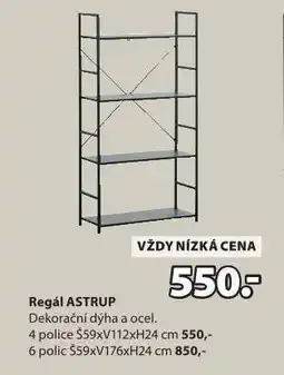JYSK Regál ASTRUP nabídka