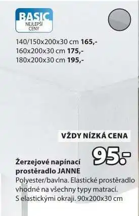 ŽERZEJOVÉ NAPÍNACÍ PROSTĚRADLO JANNE