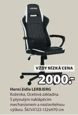 JYSK Herní židle LERBJERG nabídka