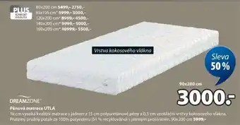 JYSK DREAMZONE Pěnová matrace UTLA nabídka