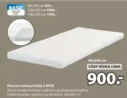 JYSK Pěnová matrace HASLA BF50 nabídka