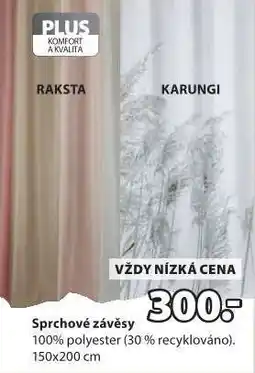 JYSK SPRCHOVÉ ZÁVĚSY nabídka