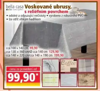 Norma VOSKOVANÉ UBRUSY nabídka