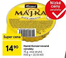 Tesco Hamé Konzervované výrobky nabídka