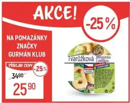 Globus Pomazánky značky Gurmán Klub nabídka