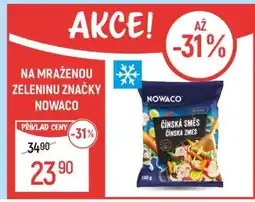 Globus Mražená zelenina značky Nowaco nabídka