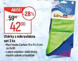 Globus Utěrky z mikrovlákna set 3 ks nabídka