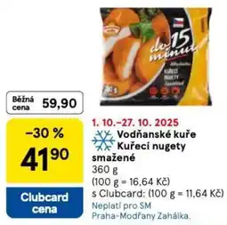 Tesco Vodňanské kuře Kuřecí nugety smažené nabídka