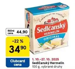 Tesco Sedlčanský Hermelín nabídka