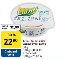 Tesco Lučina Svěží žervé nabídka