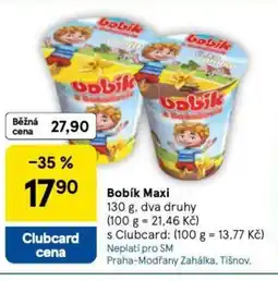Tesco Bobík Maxi nabídka