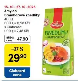 Tesco Amylon Bramborové knedlíky nabídka