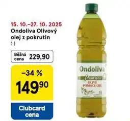 Tesco Ondoliva Olivový olej z pokrutin nabídka