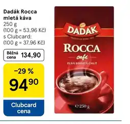 Tesco Dadák Rocca mletá káva nabídka