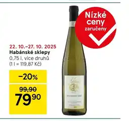 Tesco Habánské sklepy nabídka