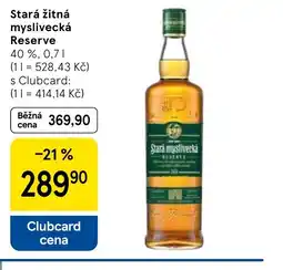 Tesco Stará žitná myslivecká Reserve nabídka