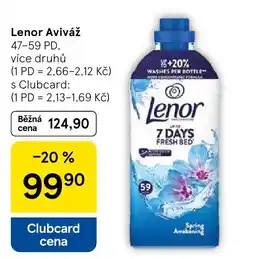 Tesco Lenor Aviváž nabídka