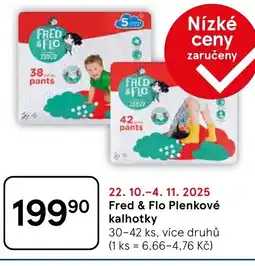Tesco Fred & Flo Plenkové kalhotky nabídka