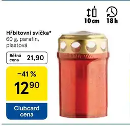 Tesco Hřbitovní svíčka nabídka