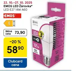 Tesco LED Žárovka nabídka