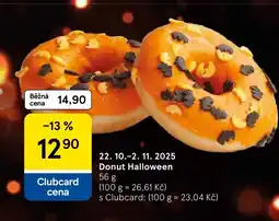 Tesco Donut Halloween nabídka