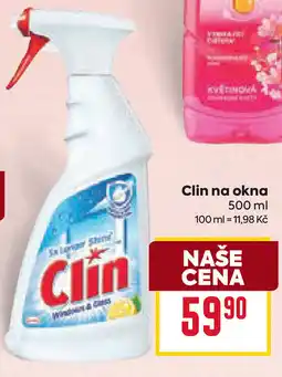 Billa Clin na okna nabídka
