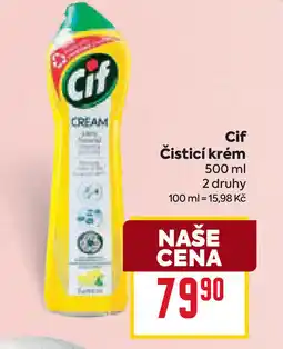 Billa Cif Čisticí krém nabídka