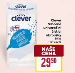 Billa Clever Vlhčené univerzální čísticí ubrousky nabídka