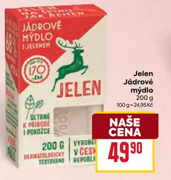 Billa Jelen Jádrové mýdlo nabídka