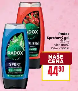 Billa RADOX Sprchový gel nabídka