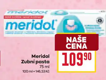 Billa Meridol Zubní pasta nabídka