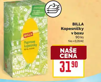 Billa BILLA Kapesníčky v boxu nabídka