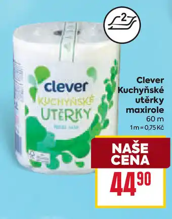 Billa Clever Kuchyňské utěrky maxirole nabídka
