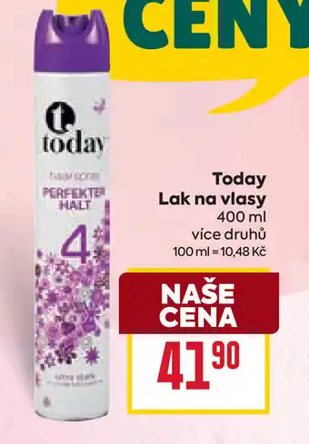 Billa Today Lak na vlasy nabídka
