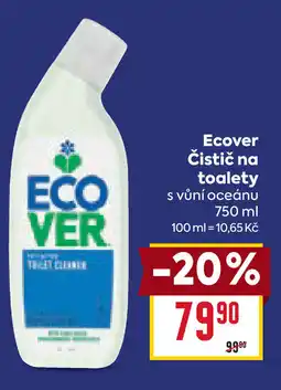 Billa Ecover Čistič na toalety nabídka