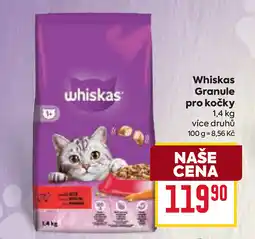 Billa Whiskas Granule pro kočky nabídka