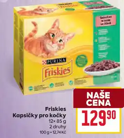 Billa Friskies Kapsičky pro kočky nabídka