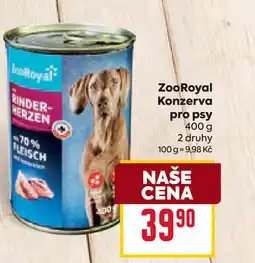 Billa Zoo Royal Konzerva pro psy nabídka