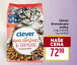 Billa Clever Granule pro kočky nabídka