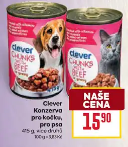 Billa Clever Konzerva pro kočku, pro psa nabídka