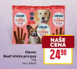 Billa Clever Beef sticks pro psy nabídka