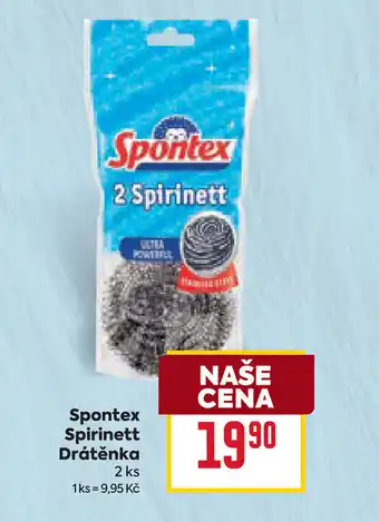 Billa Spontex Spirinett Drátěnka nabídka