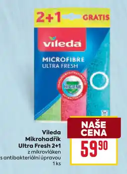 Billa Vileda Mikrohadřík Ultra Fresh 2+1 nabídka