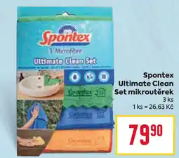 Billa Spontex Ultimate Clean Sponder Set mikroutĕrek nabídka