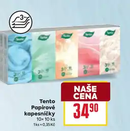 Billa Tento Papírové kapesníčky nabídka