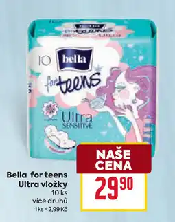 Billa Bella for teens Ultra vložky nabídka